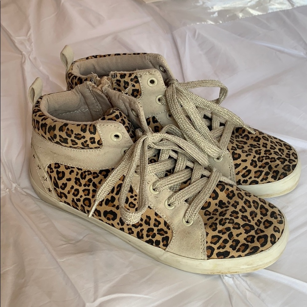 Girls gap high top sneakers